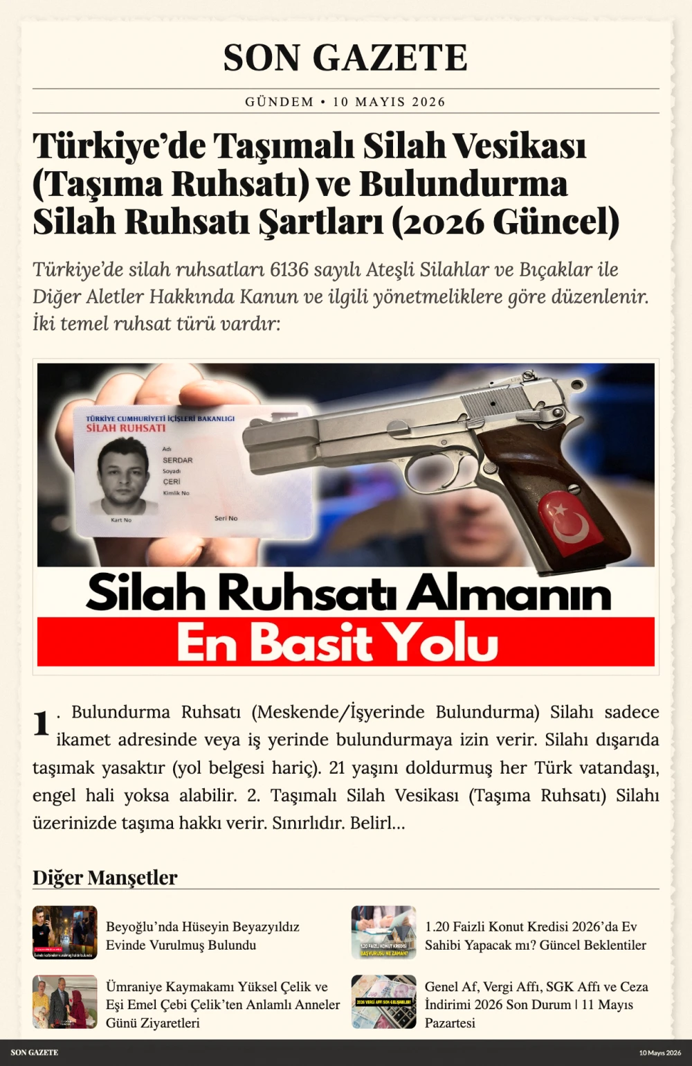 SON GAZETE