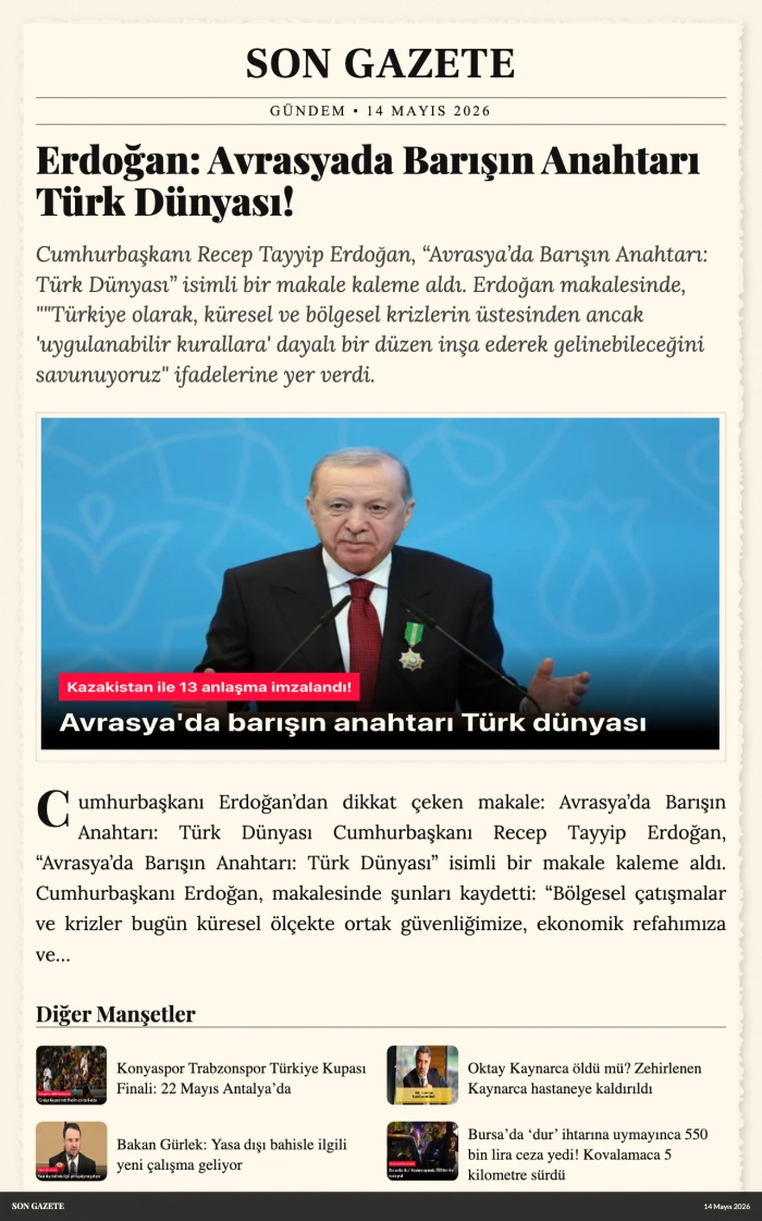 SON GAZETE