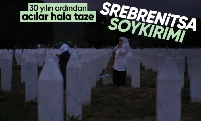 Srebrenitsa katliamının 30. yıl dönümü! 7 kurbanın cenazesi anıt mezarlıkta