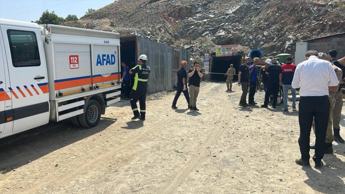 GÜNCELLEME -  Elazığ'da maden ocağında göçük meydana geldi