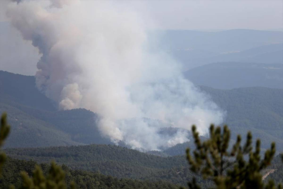 Kastamonu-Karabük Sınırında İkinci Yangına Müdahale