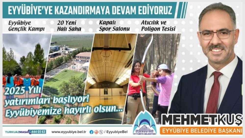 Eyyübiye’ye Yeni Spor Tesisleri Müjdesi!