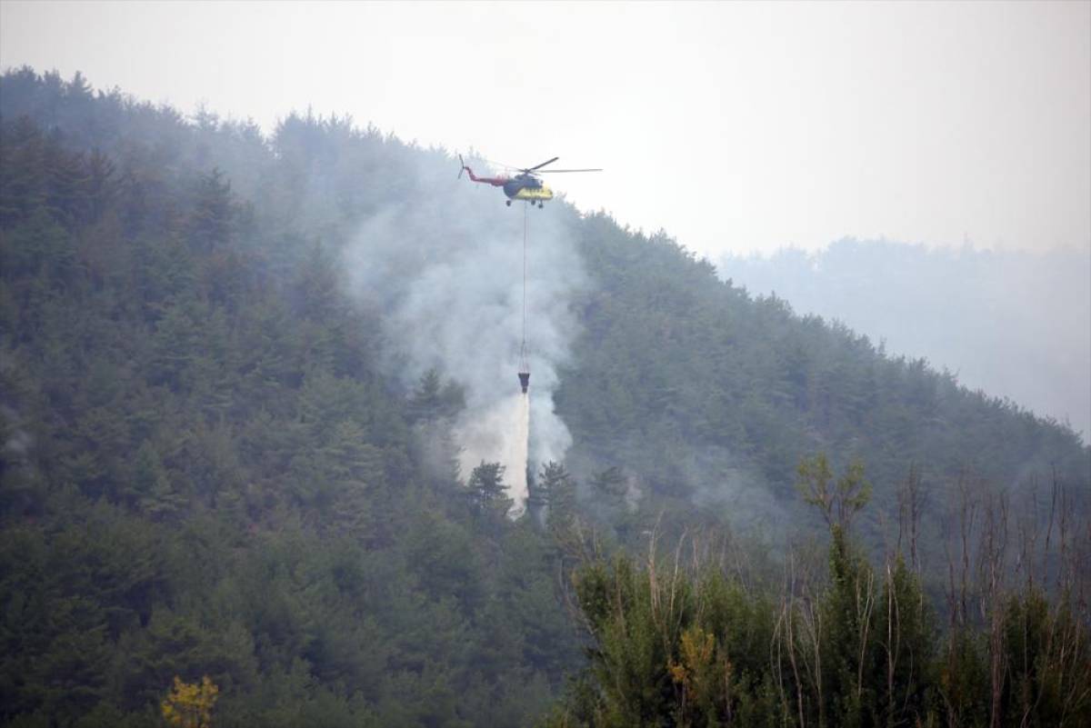 Kastamonu-Karabük Sınırında Orman Yangınlarına Müdahale