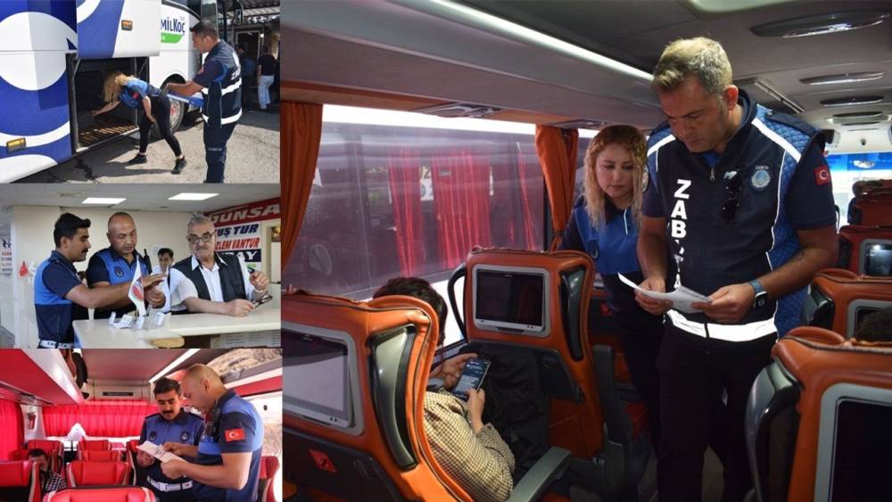 Hatay'da Bayram Seyahati Kontrolleri Yapıldı