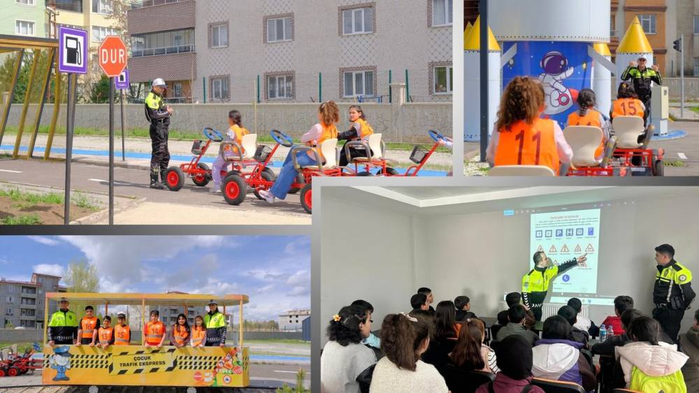 Ağrı'da Çocuklara Trafik Bilinci Eğitimi