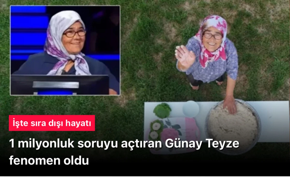 1 milyonluk soruyu açtırdı! Günay Teyze fenomen oldu; Habibe Karataş kimdir?