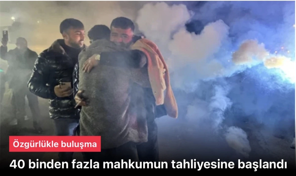 "11. Yargı Paketi ile tahliyeler başladı