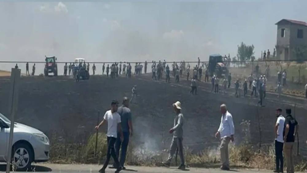 Kozluk'ta Yangın Felaketi: Buğday Tarlası Kül Oldu