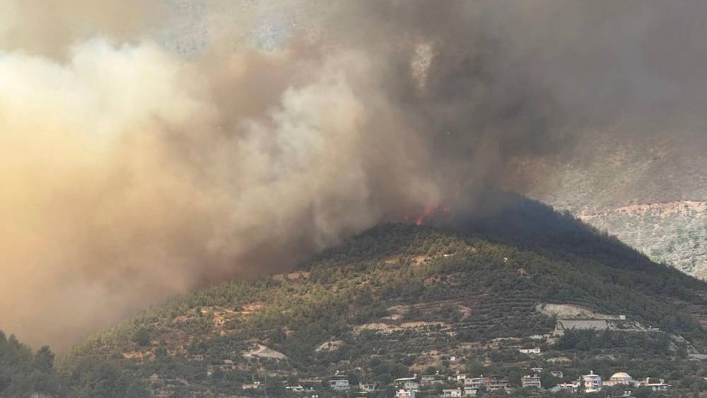 Antakya'da Orman Yangını Çıkmış Durumda