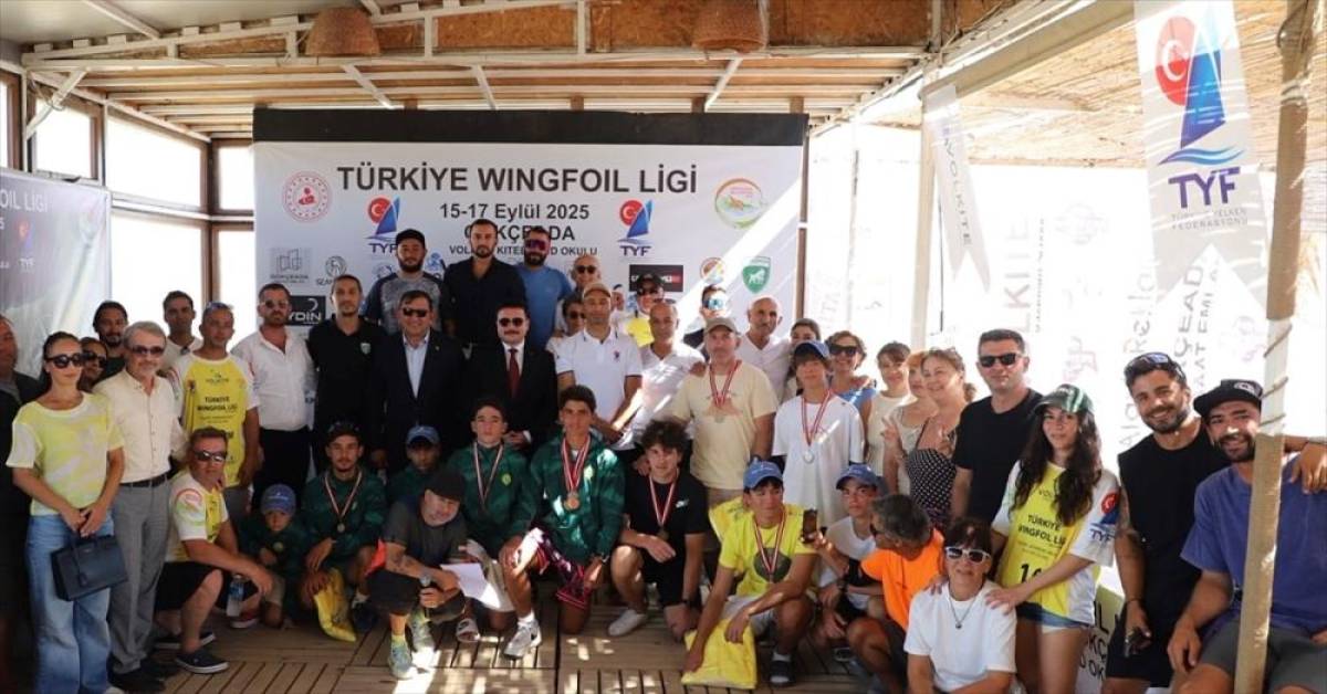 Türkiye Wingfoil Ligi'nin 3. ayağı Çanakkale'de tamamlandı