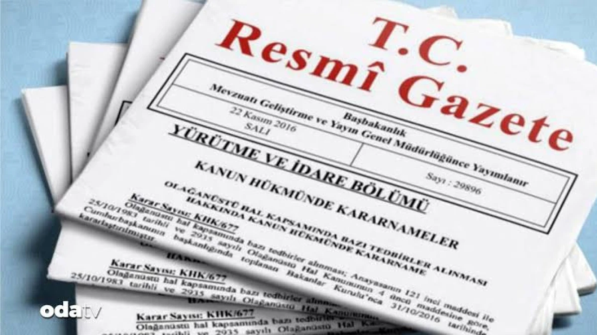 2025 Valiler Kaymakamlar Kararnamesi 