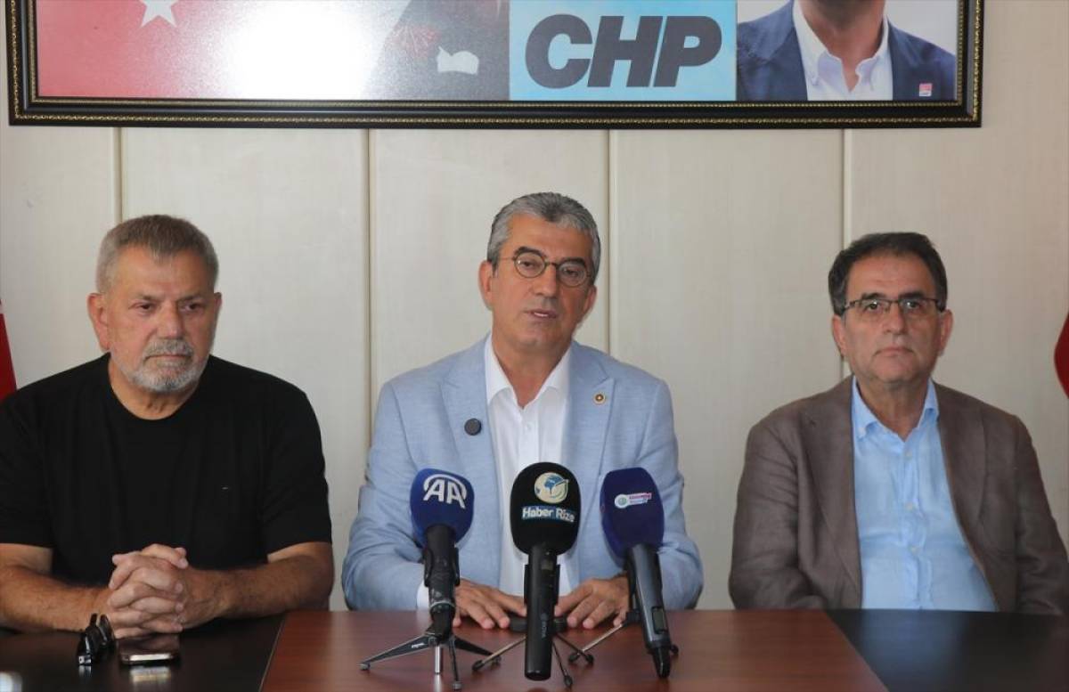 CHP Grup Başkanvekili Gökhan Günaydın, Rize'de konuştu:
