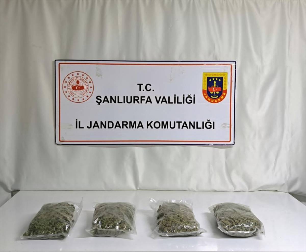 Şanlıurfa'da uyuşturucu operasyonunda 3 şüpheli yakalandı