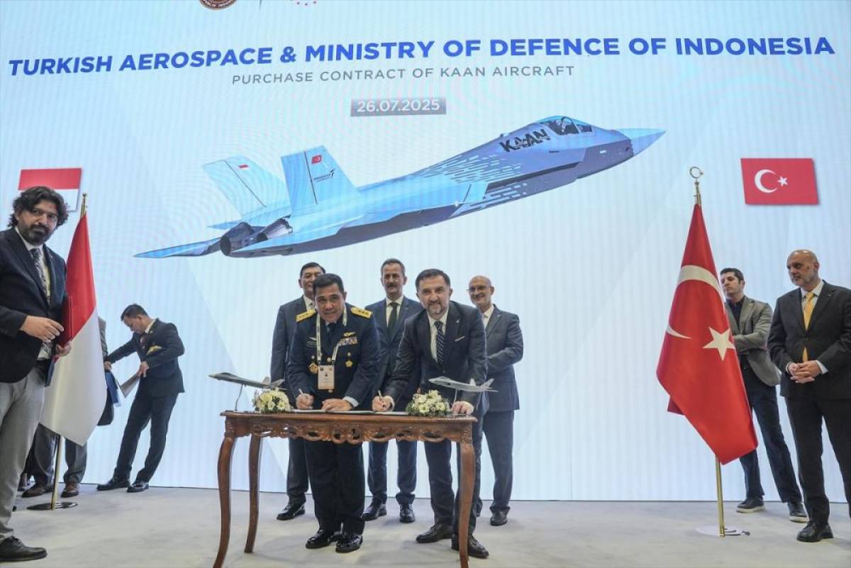 Endonezya'ya 48 adetlik KAAN uçağı satışında sözleşme imzalandı