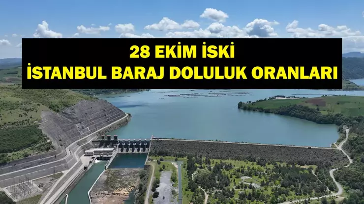 29 EKİM İSTANBUL BARAJ DOLULUK ORANLARI 2025: İSKİ Verilerine Göre Baraj Seviyeleri ve Su Tüketimi Durumu Ne?