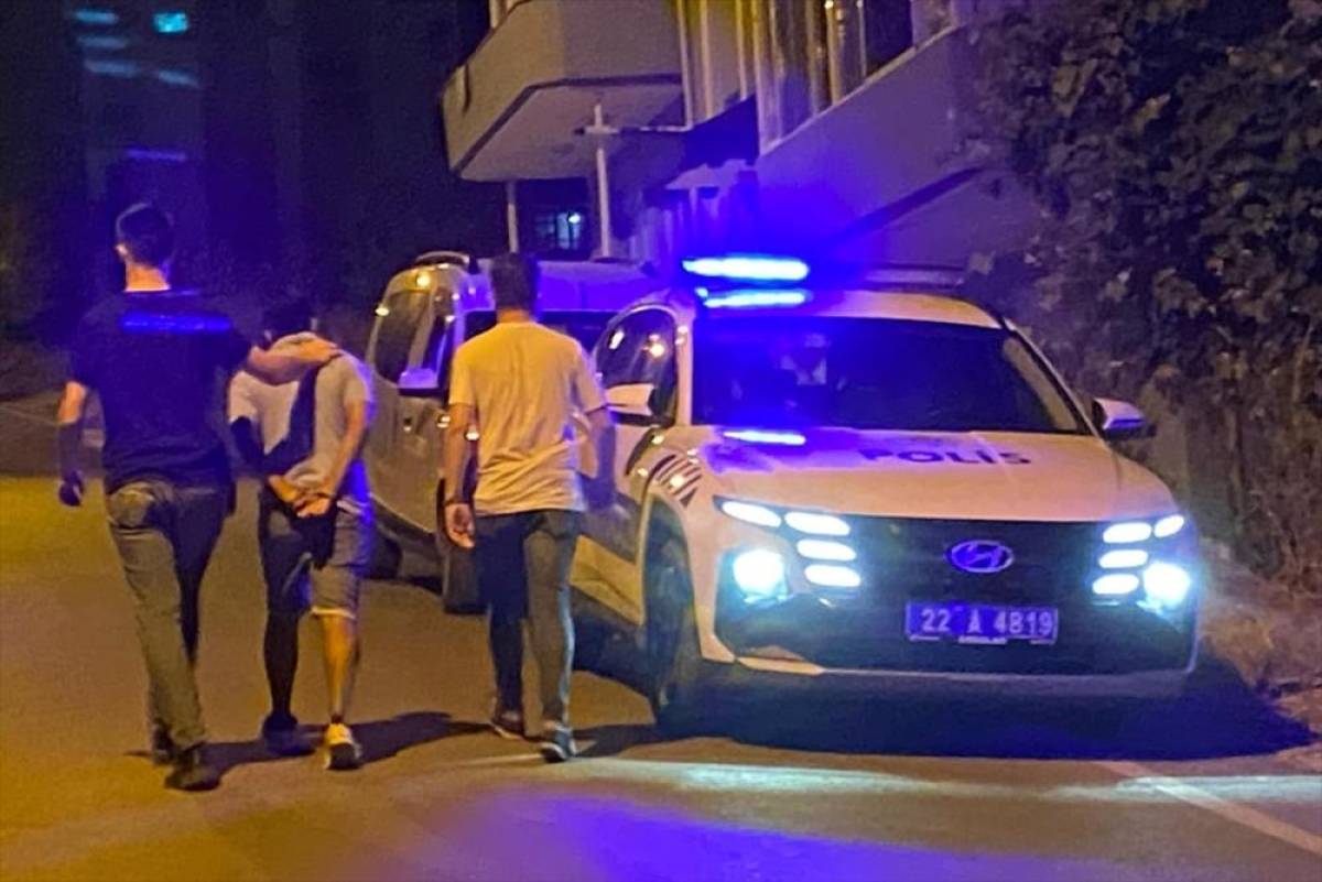 Edirne'de kız arkadaşını darbeden şüpheli gözaltına alındı