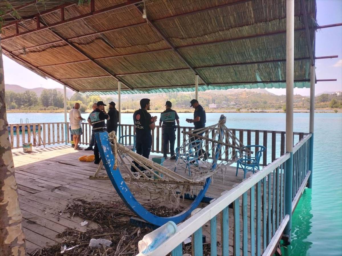 Antalya'da gölde kaybolan genci arama çalışması başlatıldı