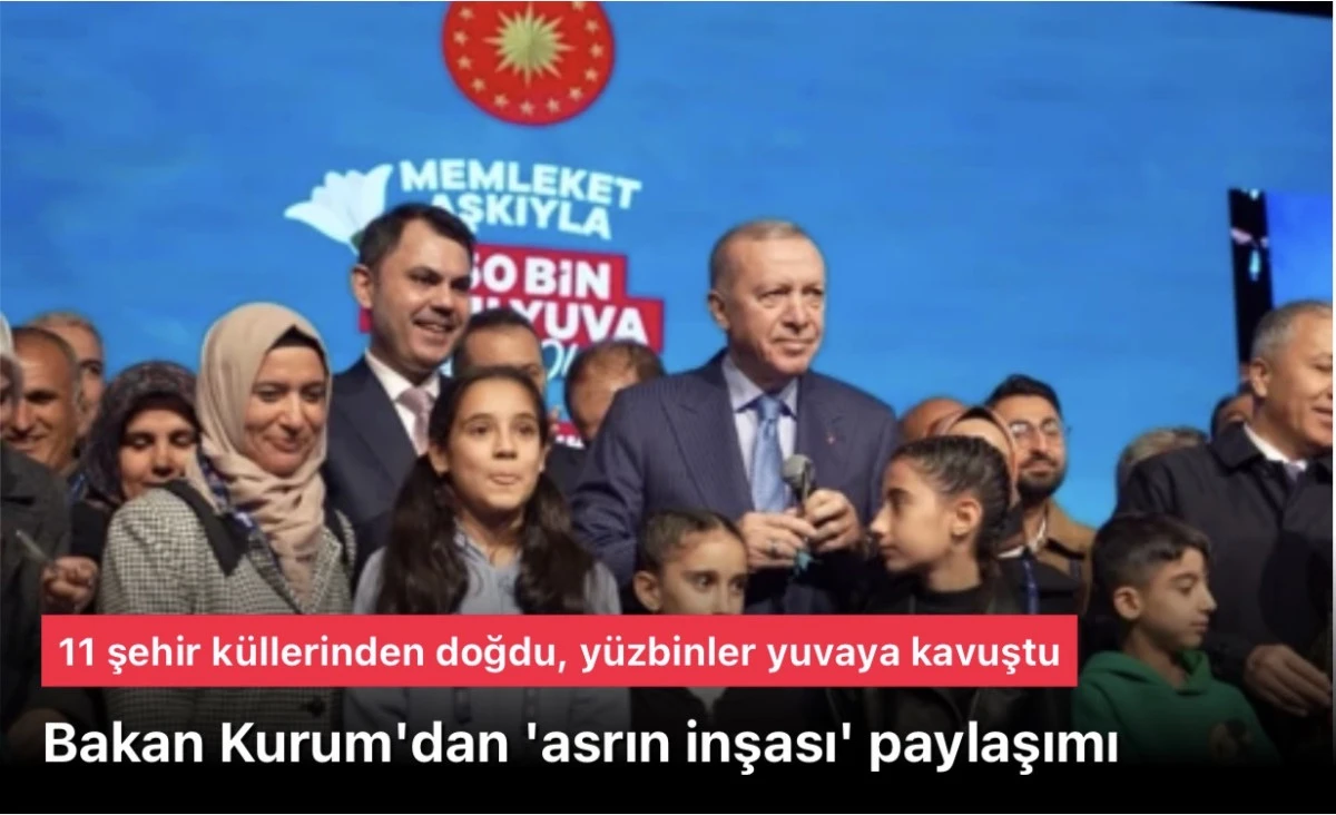 455 bin konut tamam! Bakan Kurum duyurdu: Cumartesi g&uuml;n&uuml; Hatay'dayız