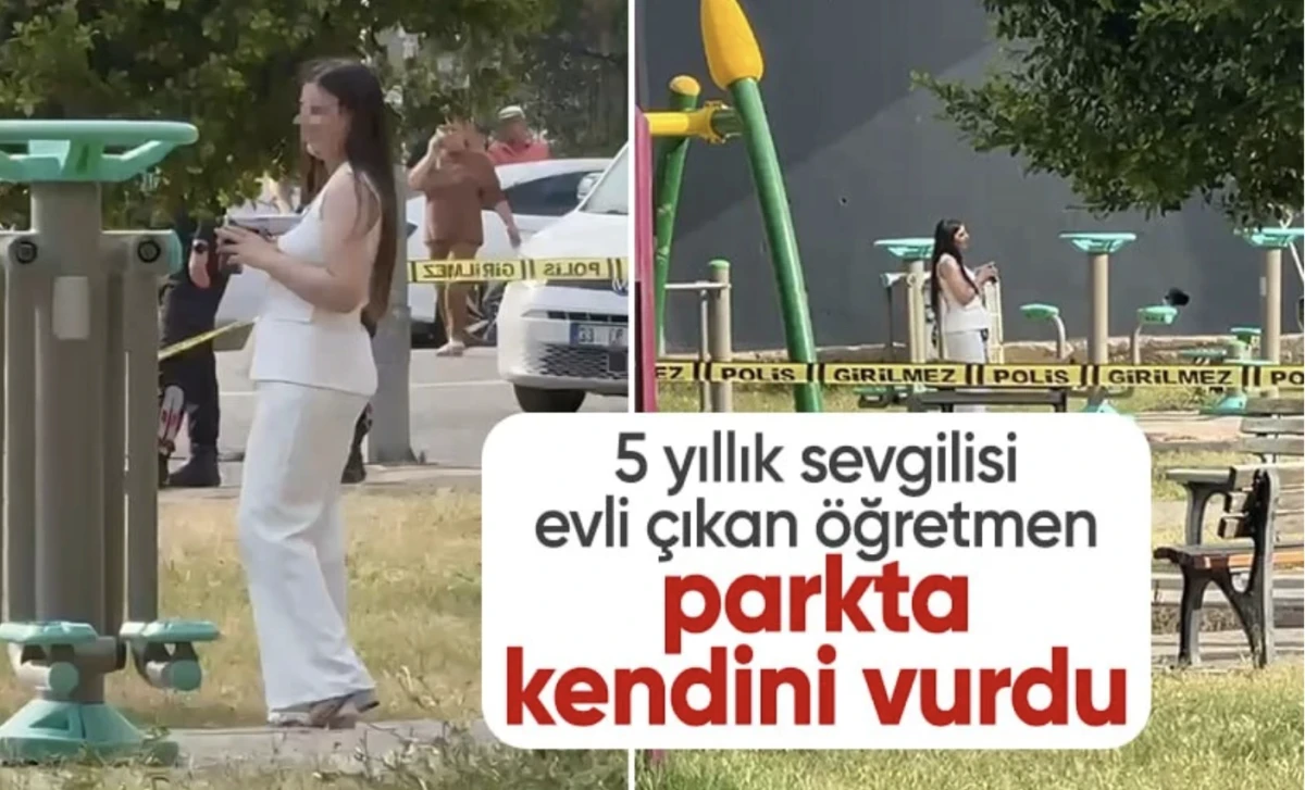 5 yıllık aşk yaşadığı sevgili evli çıkan kadın öğretmen parkta kendini vurdu