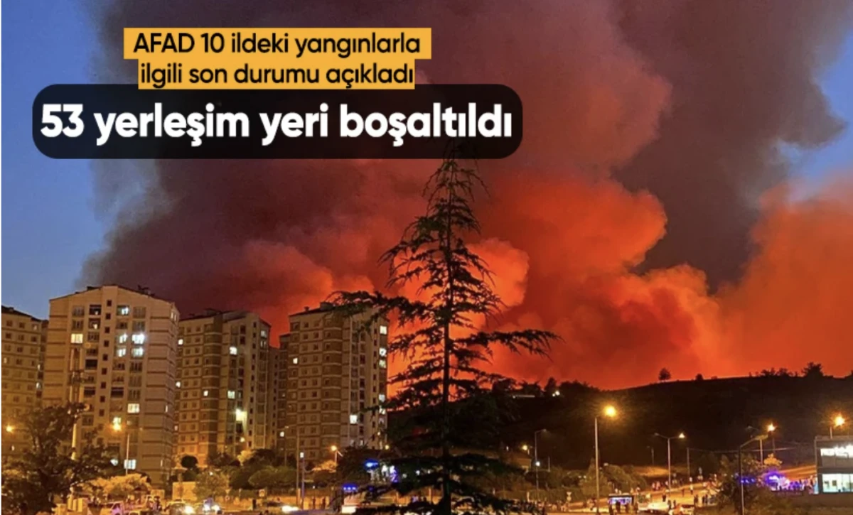  53 yerleşim yeri boşaltıldı
