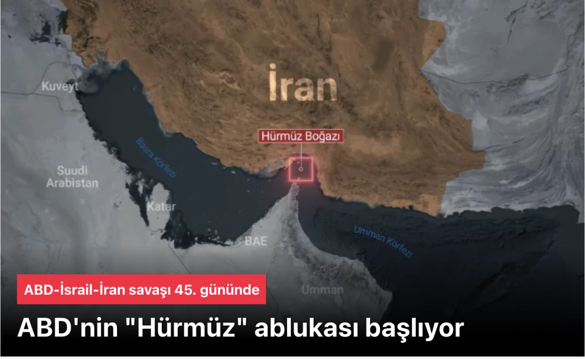 ABD Ordusu İran Limanlarına Deniz Ablukası Başlatıyor! H&uuml;rm&uuml;z Boğazı&rsquo;nda Gerilim Zirve Yaptı