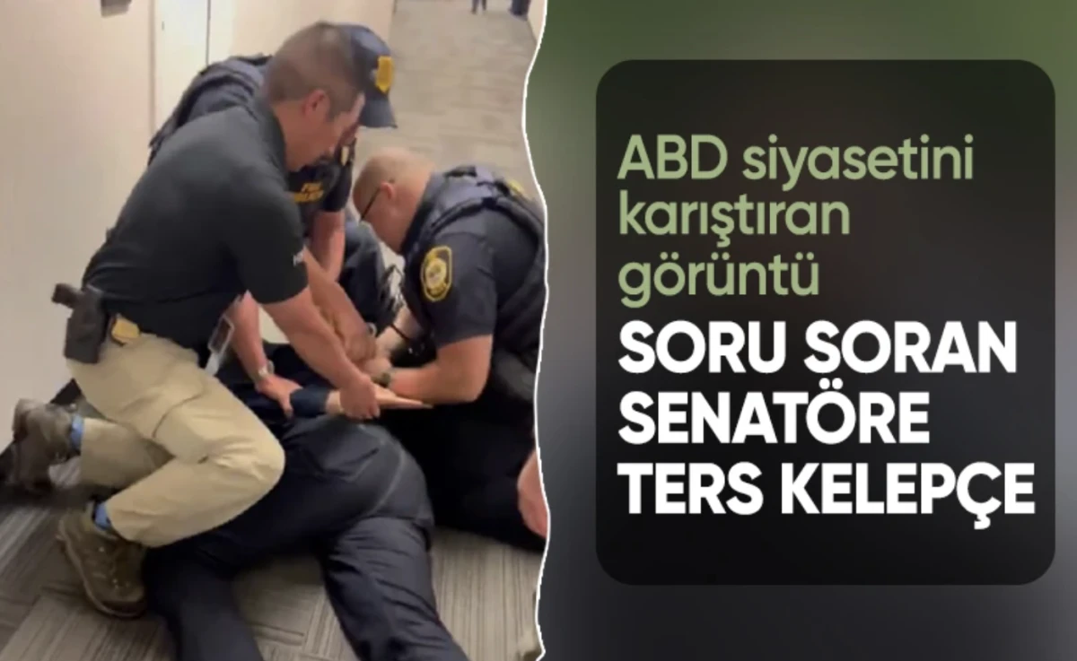 ABD'de senatöre ters kelepçe takıldı
