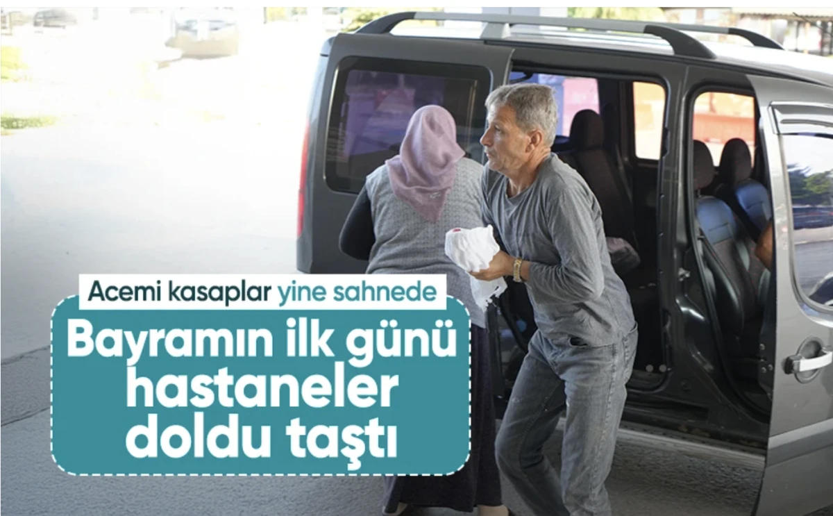 Acemi kasaplar bayramın ilk günü hastaneleri doldurdu