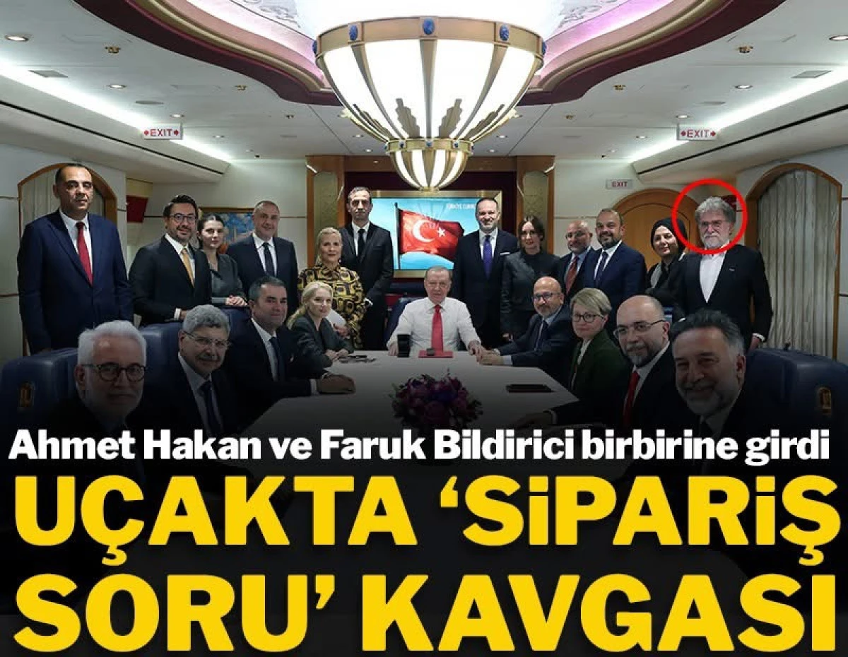 Ahmet Hakan Faruk Bildirici Tartışması: Erdoğan Uçağında Sipariş Soru Skandalı ve Basın Özgürlüğü Krizi