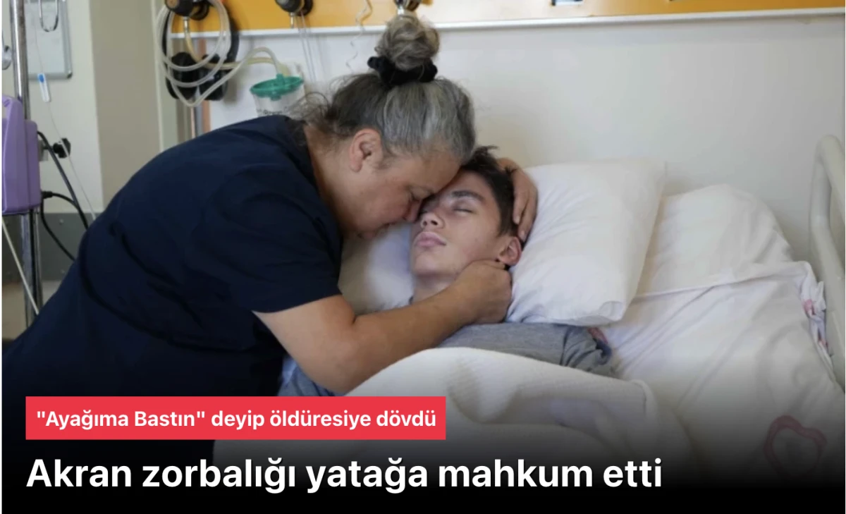 Akran zorbalığına mağruz kalan çocuk yatağa mahkum oldu