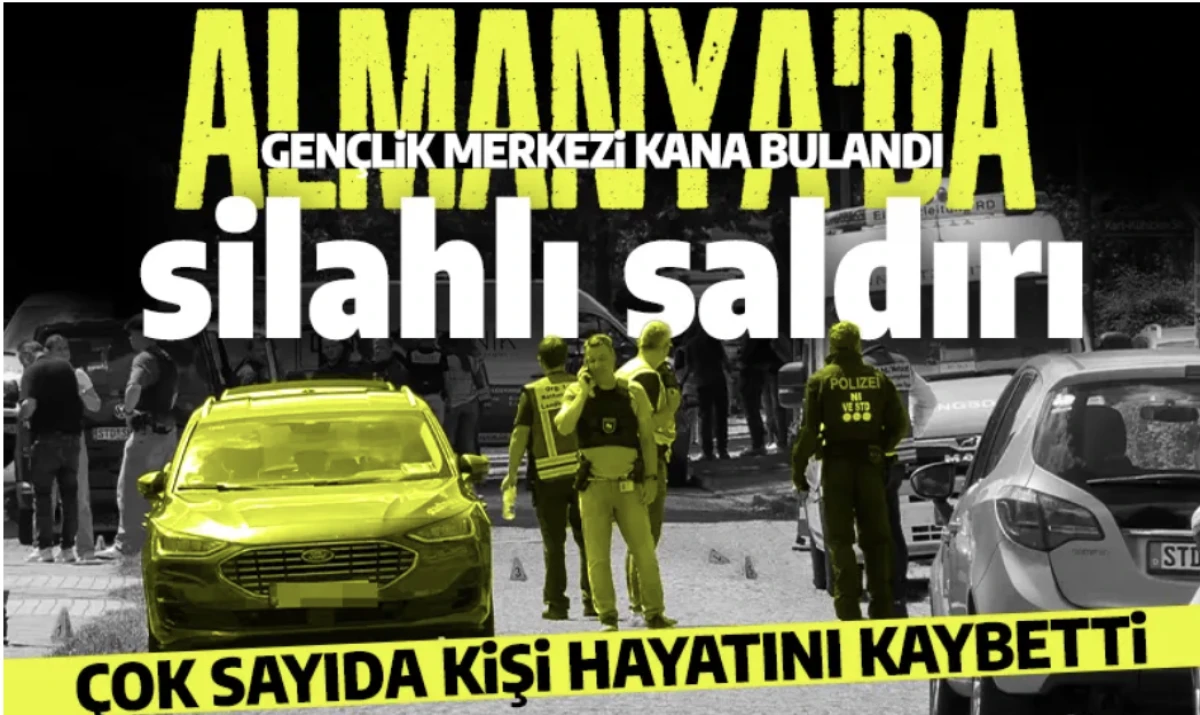 Almanya silahlı saldırıyla ayakta