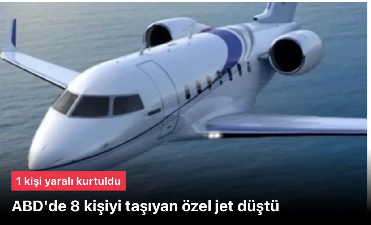 Amerika Maine&rsquo;de u&ccedil;ak d&uuml;şt&uuml;! 7 &ouml;l&uuml; bir kişi ağır yaralı