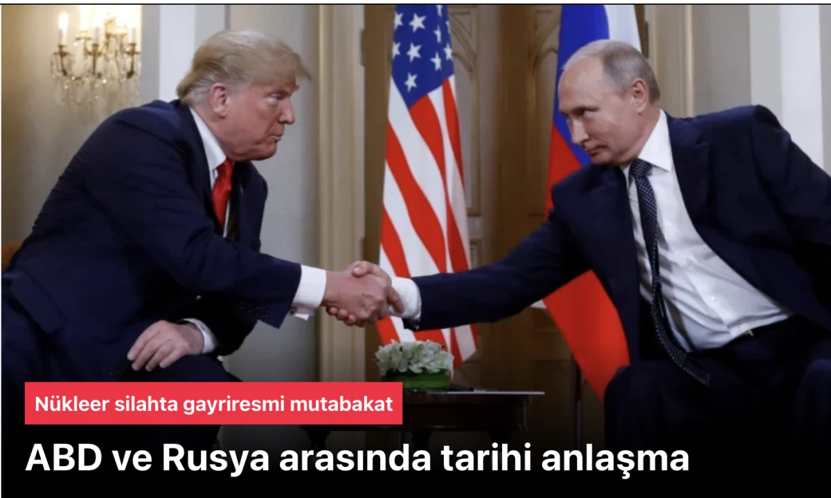 Amerika ve Rusya arasında anlaşma sağlandı
