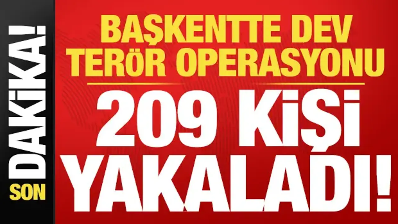 Ankara&rsquo;da jandarma ve polis ter&ouml;r operasyonu yaptı