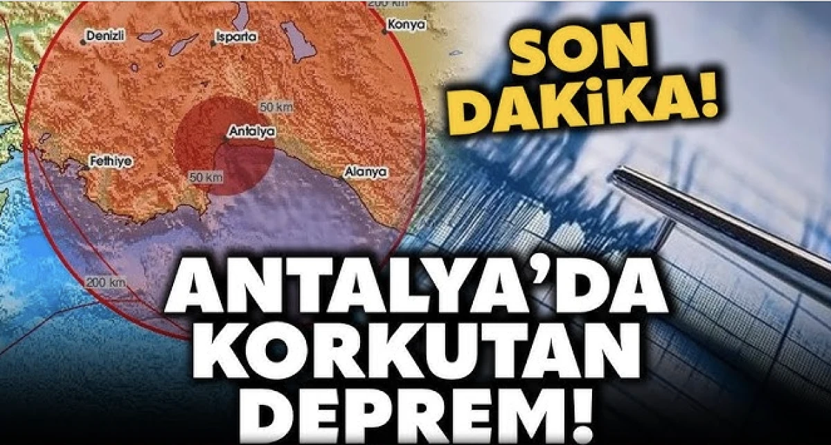 Antalya Demre A&ccedil;ıklarında 4.7 B&uuml;y&uuml;kl&uuml;ğ&uuml;nde Deprem! Korkutan Sarsıntı B&ouml;lgeyi Salladı