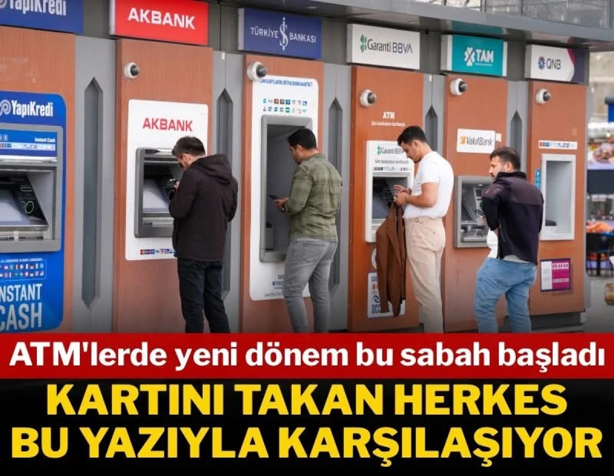 ATM'den 200 Bin TL &Uuml;zeri Para Transferi A&ccedil;ıklama Olacak