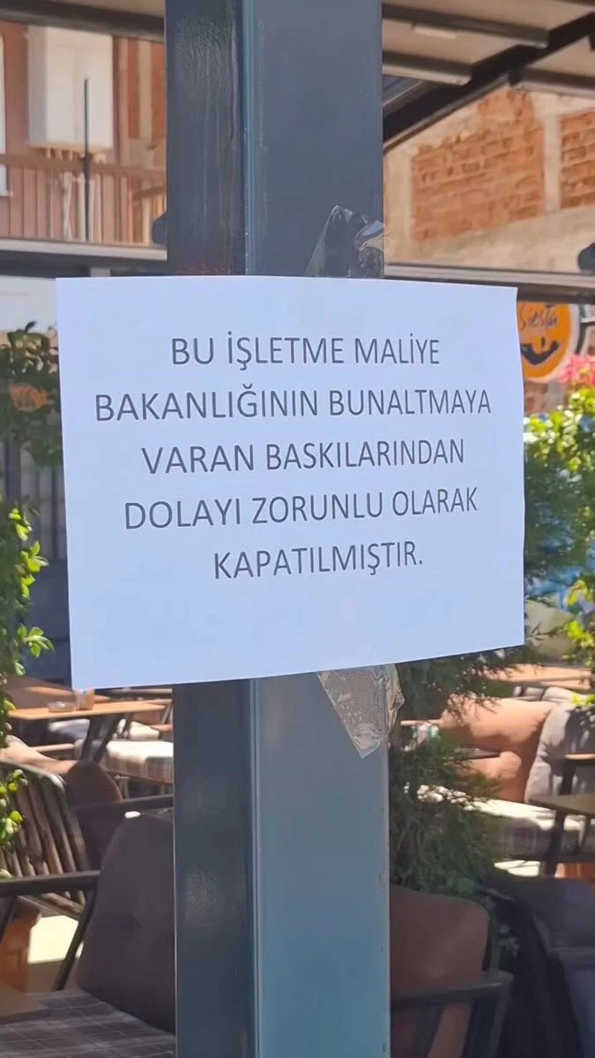 Aydın&rsquo;da Esnaf, Yoğun Maliye Denetimleri Nedeniyle İşletmesini Kapattı