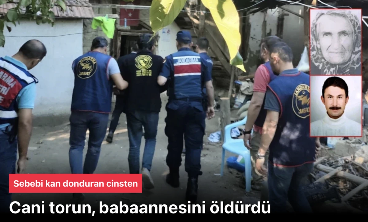 Babaannesini başına tüple vurup öldürdü