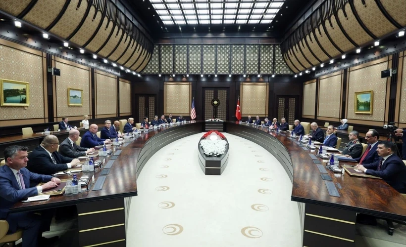 Başkan Erdoğan ile Trump arasındaki ikili g&ouml;r&uuml;şme sona erdi