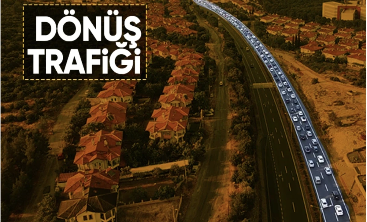 Bayram tatilinin son günlerinde Muğla'da dönüş trafiği