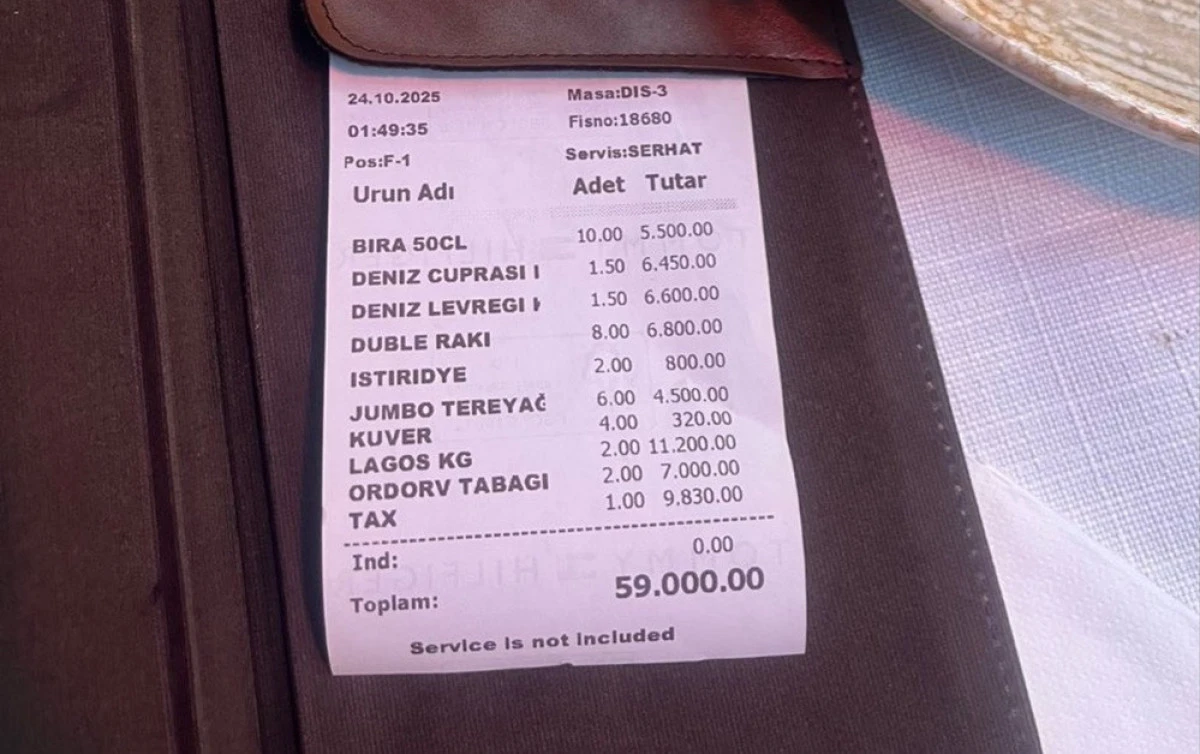 Beyoğlu Turist Hesap Şoku: 59 Bin Lira Fiyat Skandalı ve Restoran Denetimi