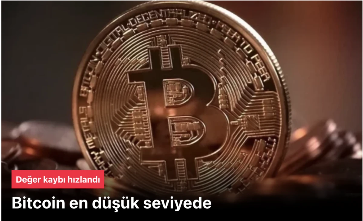 Bitcoin haberleri: Bitcoin Mayıs’tan beri en düşük seviyesinde