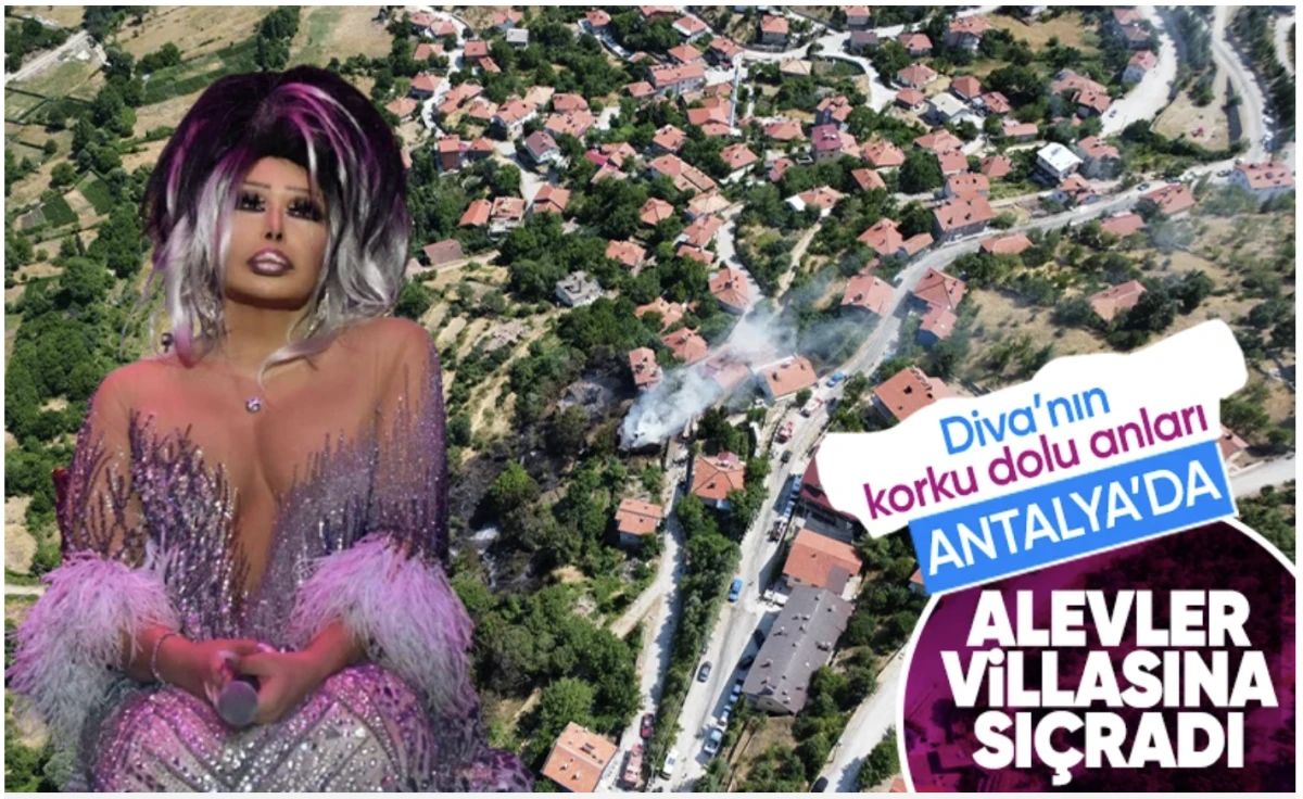 Bülent Ersoy'un villası yandı: Diva son anda kurtuldu