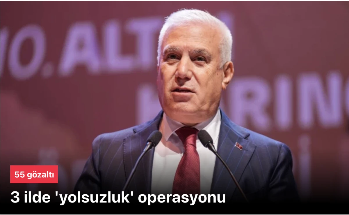 Bursa Belediye Başkanı Mustafa Bozbey g&ouml;zaltına alındı