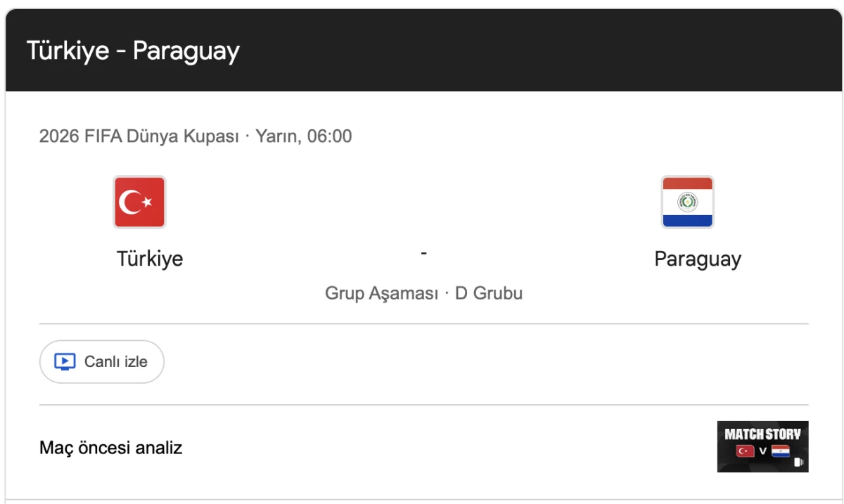 CANLI |T&uuml;rkiye-Paraguay ma&ccedil;ı ne zaman, saat ka&ccedil;ta, hangi kanalda? (2026 D&uuml;nya Kupası, muhtemel 11'ler)