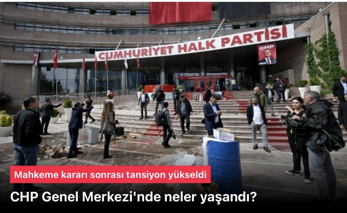 CHP Genel Merkezi&rsquo;nde Polis M&uuml;dahalesi: &Ouml;zg&uuml;r &Ouml;zel&rsquo;den Kılı&ccedil;daroğlu Gerilimi Zirve Yaptı