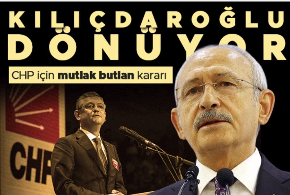CHP i&ccedil;in mutlak butlan kararı &ccedil;ıktı... Mutlak butlan kararı sonrası ne olur? Anlık CHP son durum gelişmeleri!