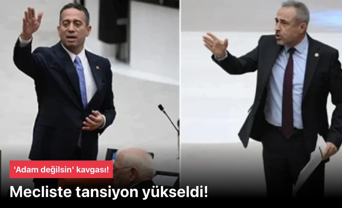 CHP'li Başarır ile AK Partili Yıldırım arasında 'adam değilsin' tartışması