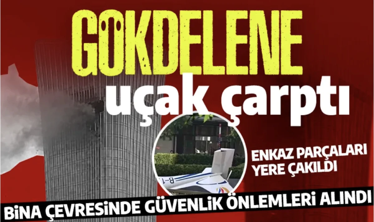 &Ccedil;in'de u&ccedil;ak g&ouml;kdelene &ccedil;arptı