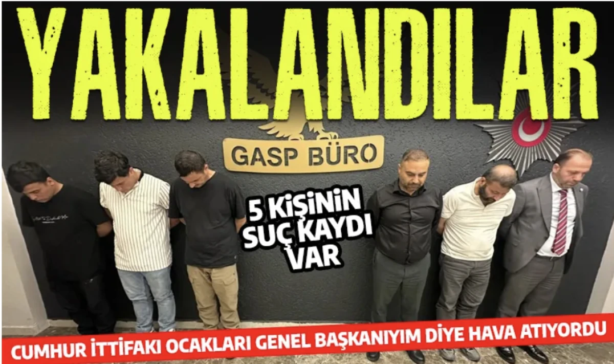 Cumhur İttifakı Ocakları Başkanı Tutuklandı