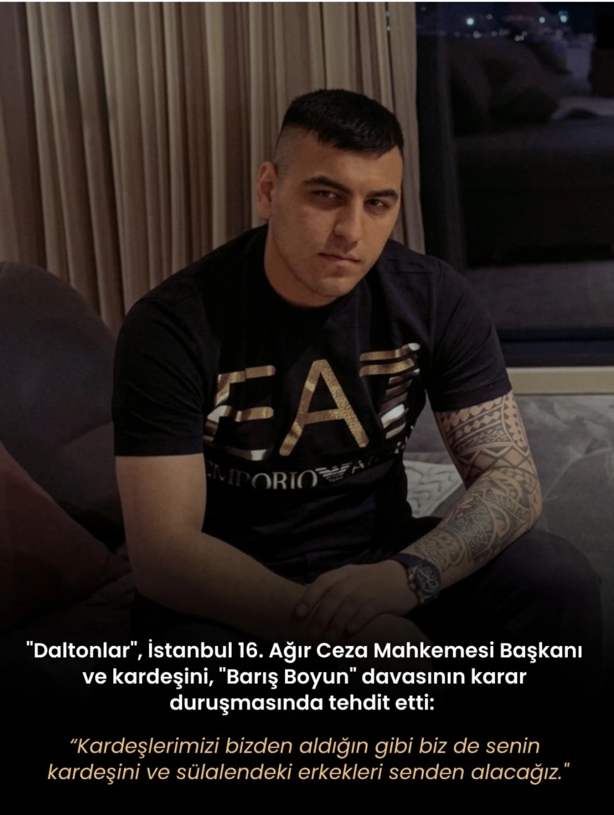 Daltonlar&rsquo;dan Mahkeme Başkan'ına Tehdit: &ldquo;S&uuml;lalendeki Erkekleri Senden Alacağız&rdquo;